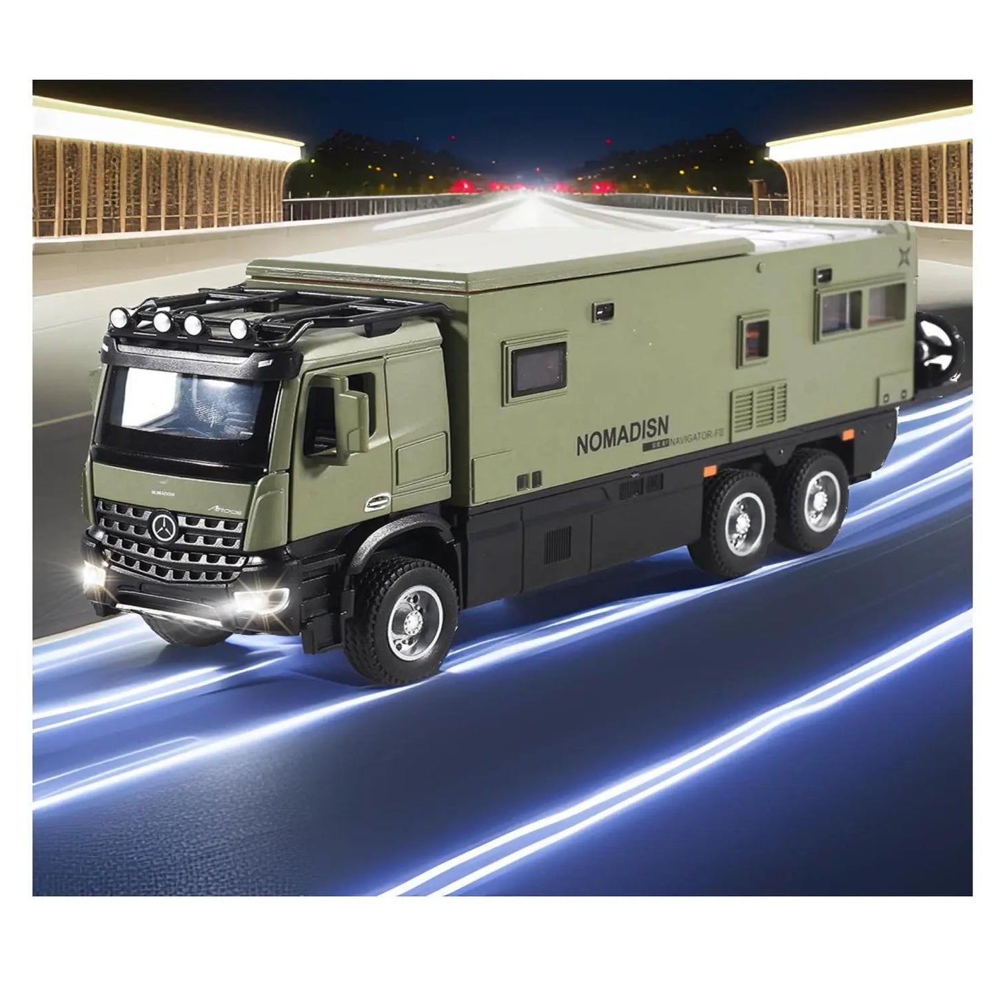 Mercedes-benz Nomadison Rv Scale Model Diecast Metalcar - All Size