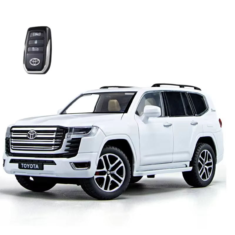 Land Cruiser LC300 1:24 with Key Remote Metal Diecast Car
