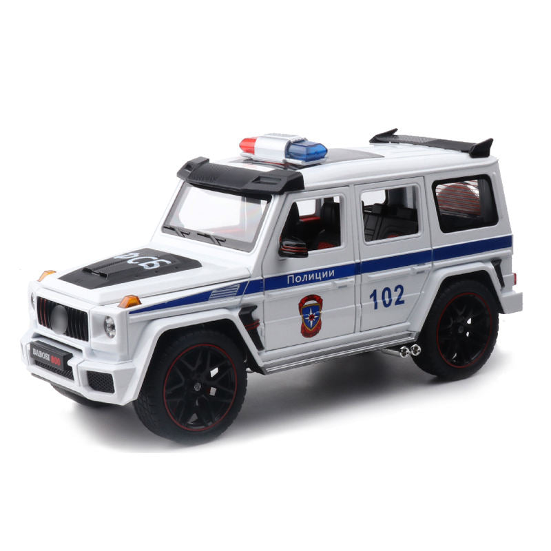 Mercedes-Benz G-Wagon Brabus police 1:24 diecast scale model car