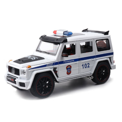 Mercedes-Benz G-Wagon Brabus police 1:24 diecast scale model car