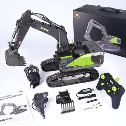 Huina 1593 RC Excavator 1/14 Scale – 2.4GHz Construction Truck with 360° Rotation & Metal