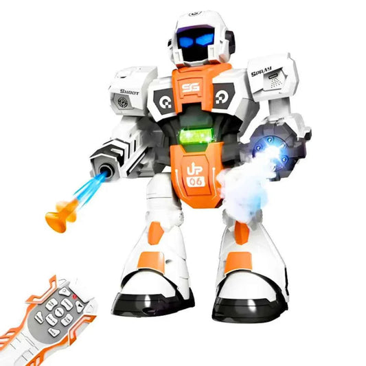 Intelligent Remote Control Robot Toy with Spray, Lights & Sound