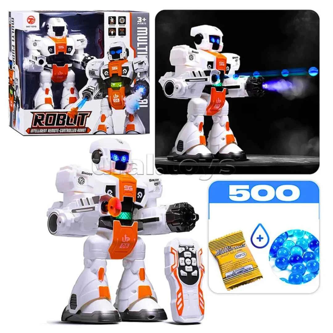 Intelligent Remote Control Robot Toy with Spray, Lights & Sound