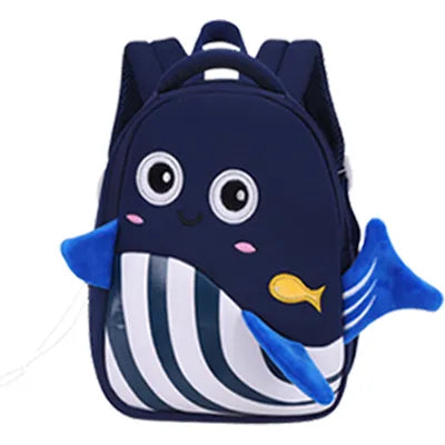 Cute Little Whale Schoolbag