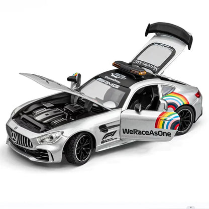 Mercedes-benz Amg Gt Safety Car Scale Model Diecast Metalcar - All Size
