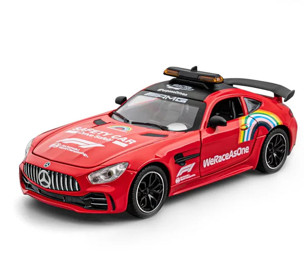Mercedes-benz Amg Gt Safety Car Scale Model Diecast Metalcar - All Size