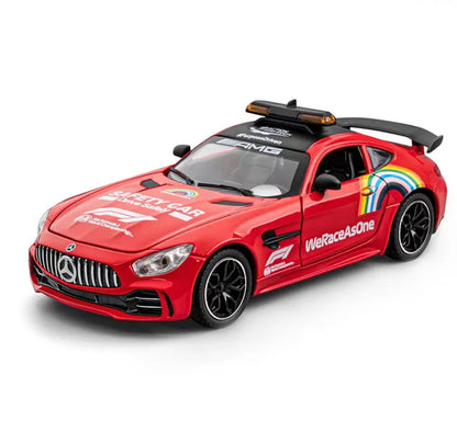 Mercedes-benz Amg Gt Safety Car Scale Model Diecast Metalcar - All Size