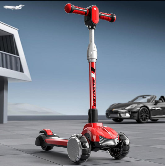 Minicubbs Cars Glow Rider Led Kids Scooter