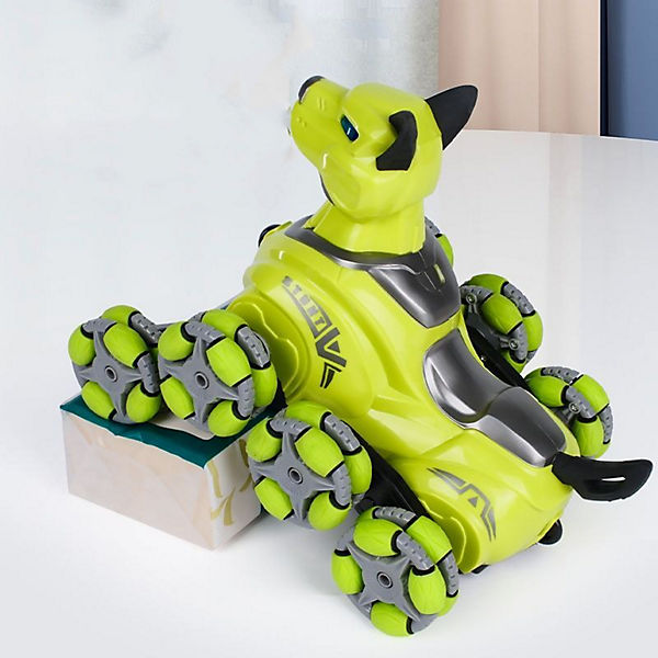 Premium Stunt Dog Toys Car Plastic Radio Electric RC 8 Wheels Car Toy for Kids