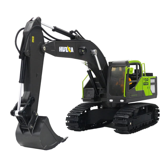 Huina 1661 1:18 Die-Cast Metal RC Excavator