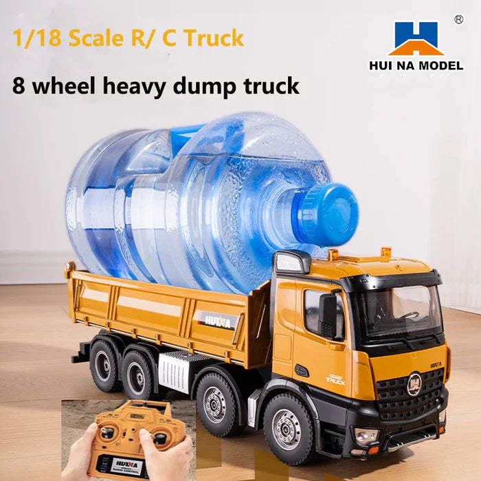 Huina 1536 1:14 Alloy RC Dump Truck