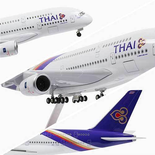 Thai Airways Airbus A380-800 47CM 1:160 Diecast Scale Model