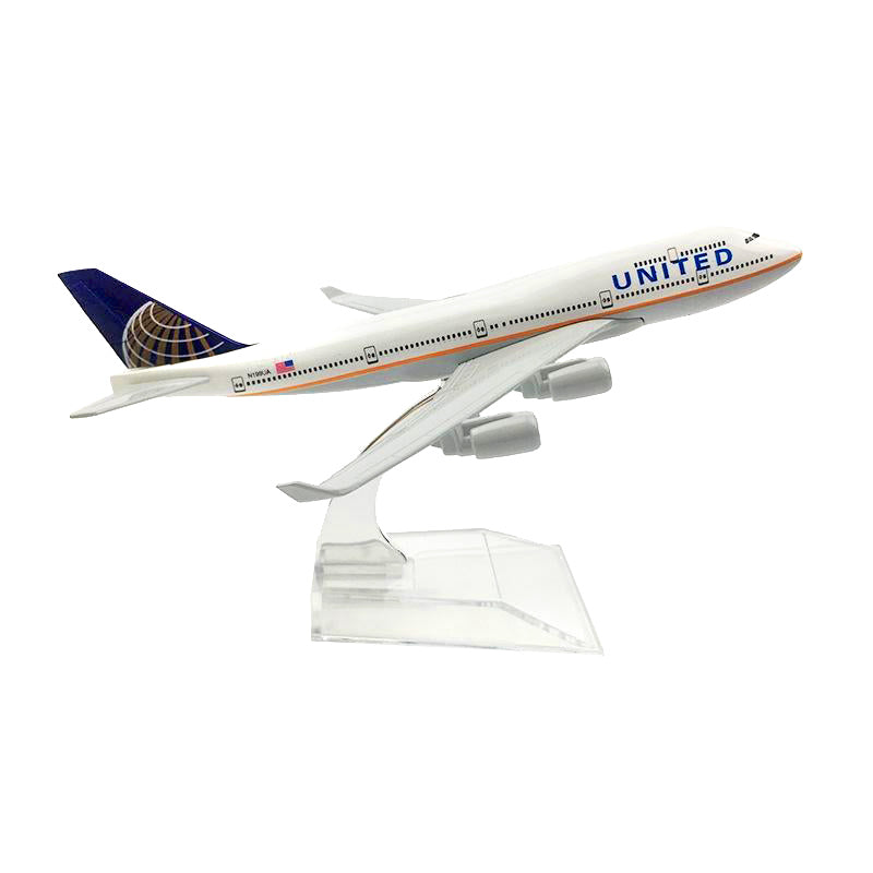 United Airline B747 16CM 1:400 Diecast Scale Model