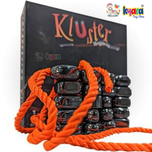 Brain Toys Kluster Magnets Fun Table Top Magnet Game | Strategy Game | STEM | Magnetic Action Game Board Game (Genuine Product for 2 to 4 People)