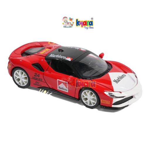 Ferrari SF90 Marlboro Race diecast scale model car miniature