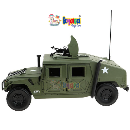 Military Battlefield Hummer Vehicles Scale Model Diecast Metalcar
