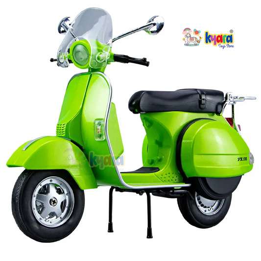 PX125 1:10 Scooter Model with Sound and Light Front-wheel Steering Ornament Decorate Metal Model Motorcycle Alloy Model