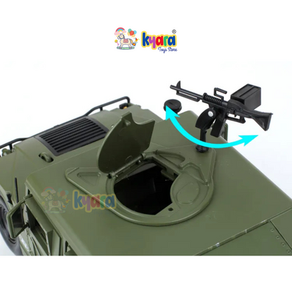 Military Battlefield Hummer Vehicles Scale Model Diecast Metalcar