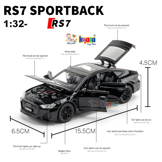 Audi RS7 Scale Model Diecast Metalcar