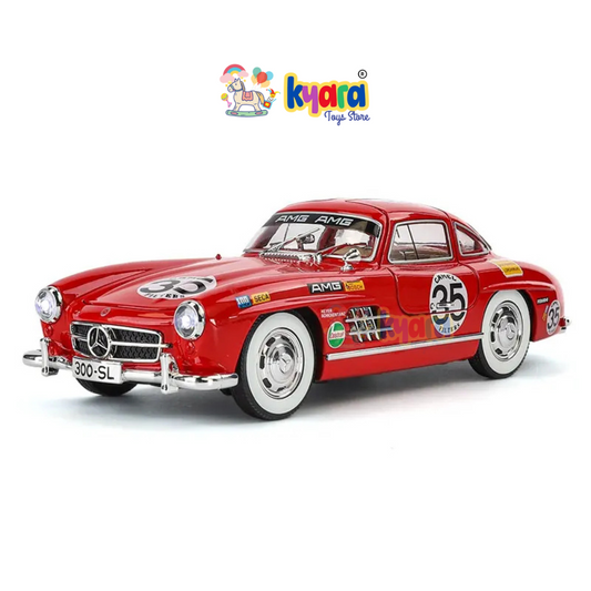 Red Mercedes-Benz 300SL Sports 1:24 Diecast Scale Model Car