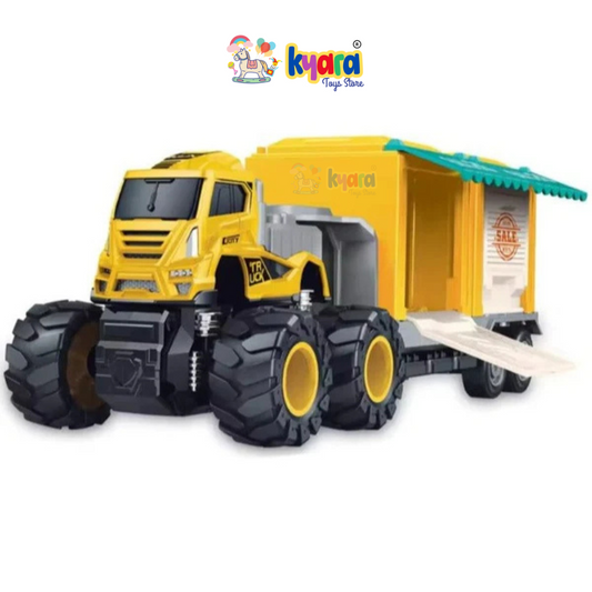 1:43 Metal Toys Alloy Diecast Truck Set Toy, Diecast Miniature Car Model (Pack of 1-Multicolor) (Salling Transport Truck)