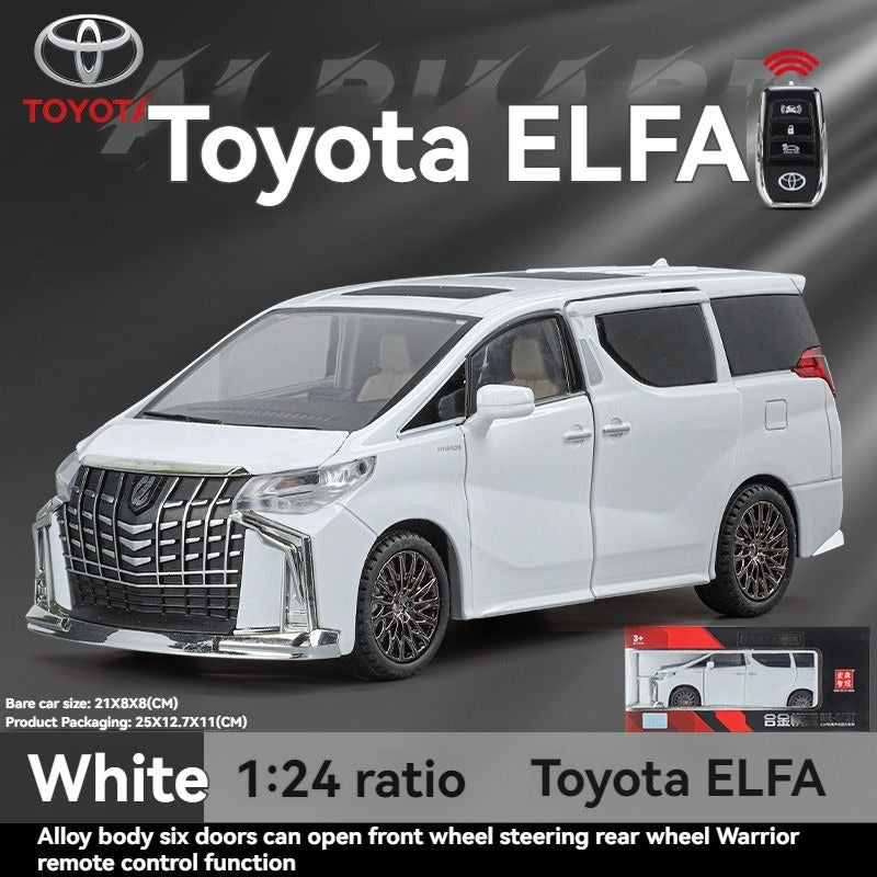 Toyota Alphard 1:24 with Key Remote Metal Diecast Car