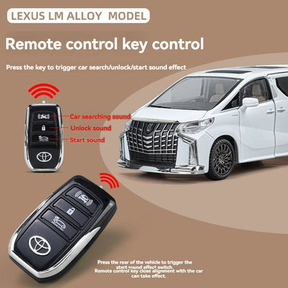 Toyota Alphard 1:24 with Key Remote Metal Diecast Car