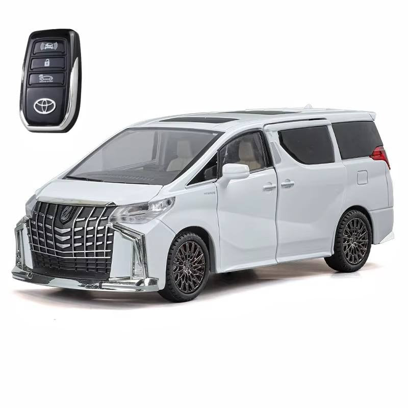 Toyota Alphard 1:24 with Key Remote Metal Diecast Car