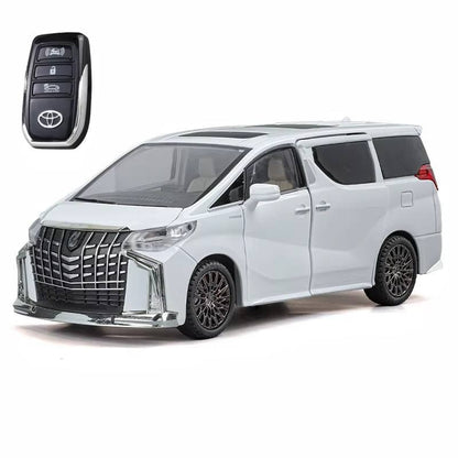 Toyota Alphard 1:24 with Key Remote Metal Diecast Car