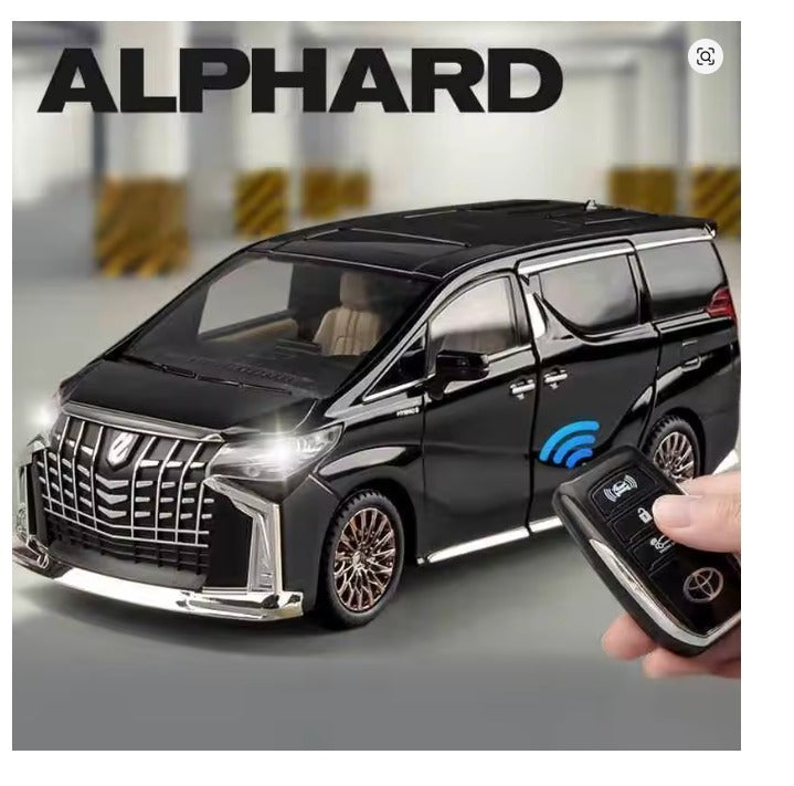 Toyota Alphard 1:24 with Key Remote Metal Diecast Car