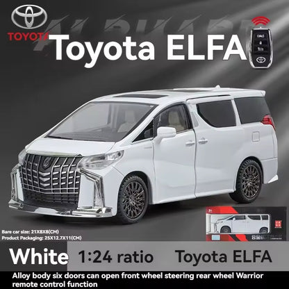 Toyota Alphard 1:24 with Key Remote Metal Diecast Car