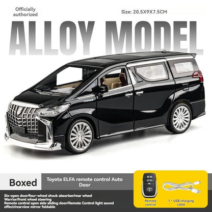 Toyota Alphard 1:24 with Key Remote Metal Diecast Car