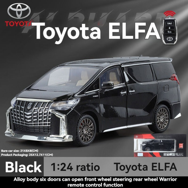 Toyota Alphard 1:24 with Key Remote Metal Diecast Car