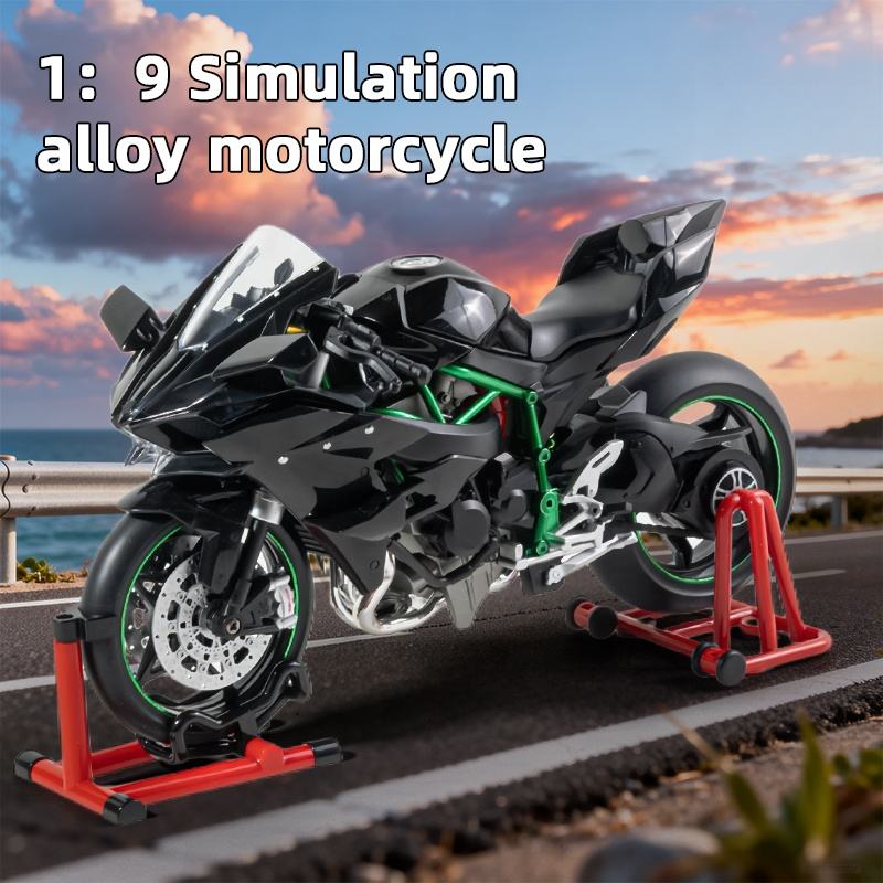 Kawasaki Ninja H2R Smoke 1:9 Diecast Alloy Model Bike