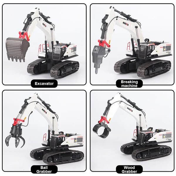 Huina 1594 1:14 Scale 22-Channel Alloy RC Excavator