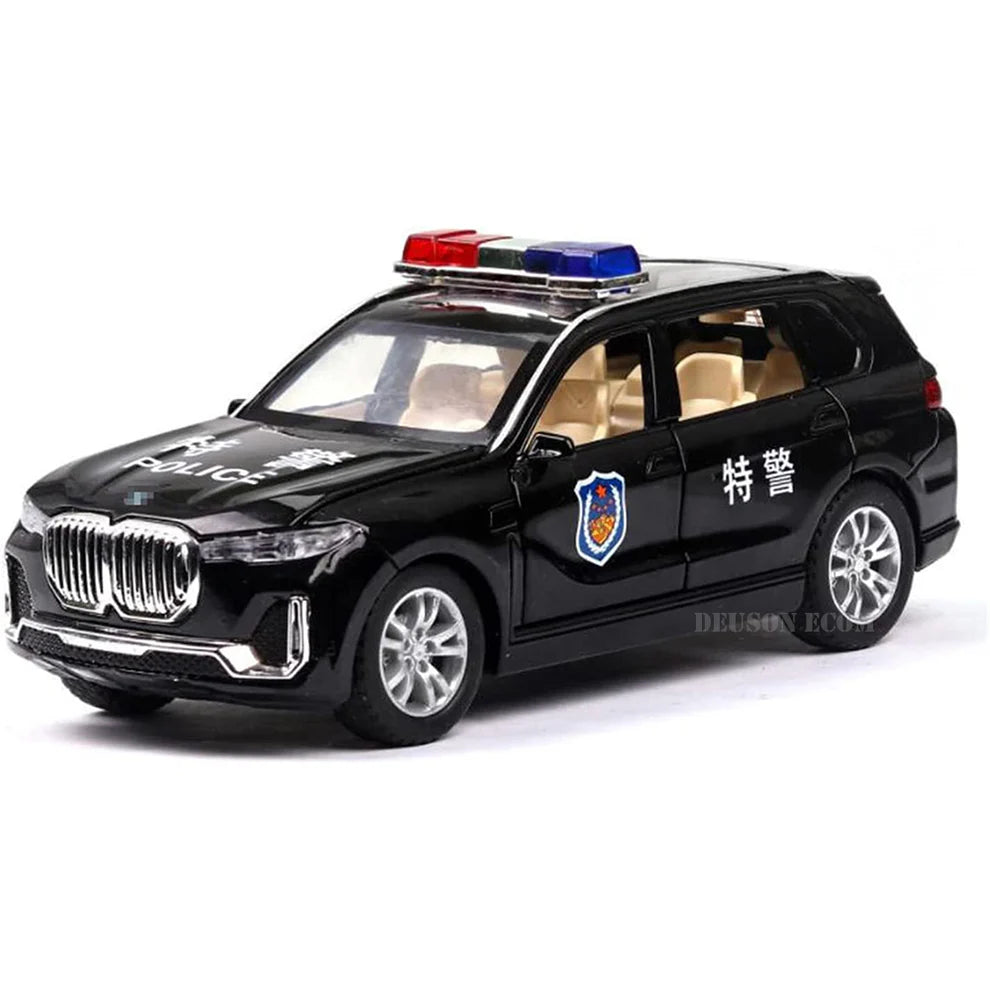 Bmw Police Scale Model Diecast Metalcar