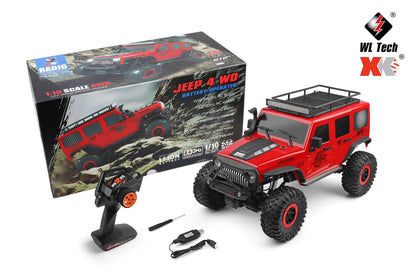 WLtoys 104311 1/10 scale remote control crawler designed in a Jeep Wrangler style
