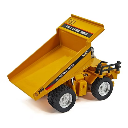 Engineering Dump Truck Toy 1/64 Scale Construction Vehicle