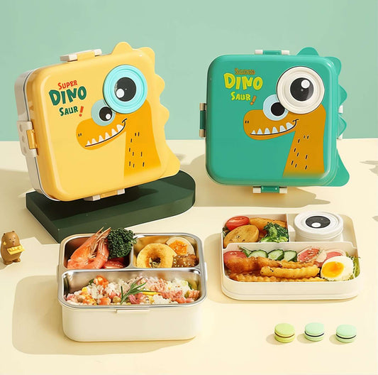 Cute Elephant Eye Steel Lunch Box