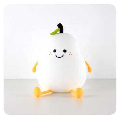 Cute Smile Pear Shape Night Light Lamp