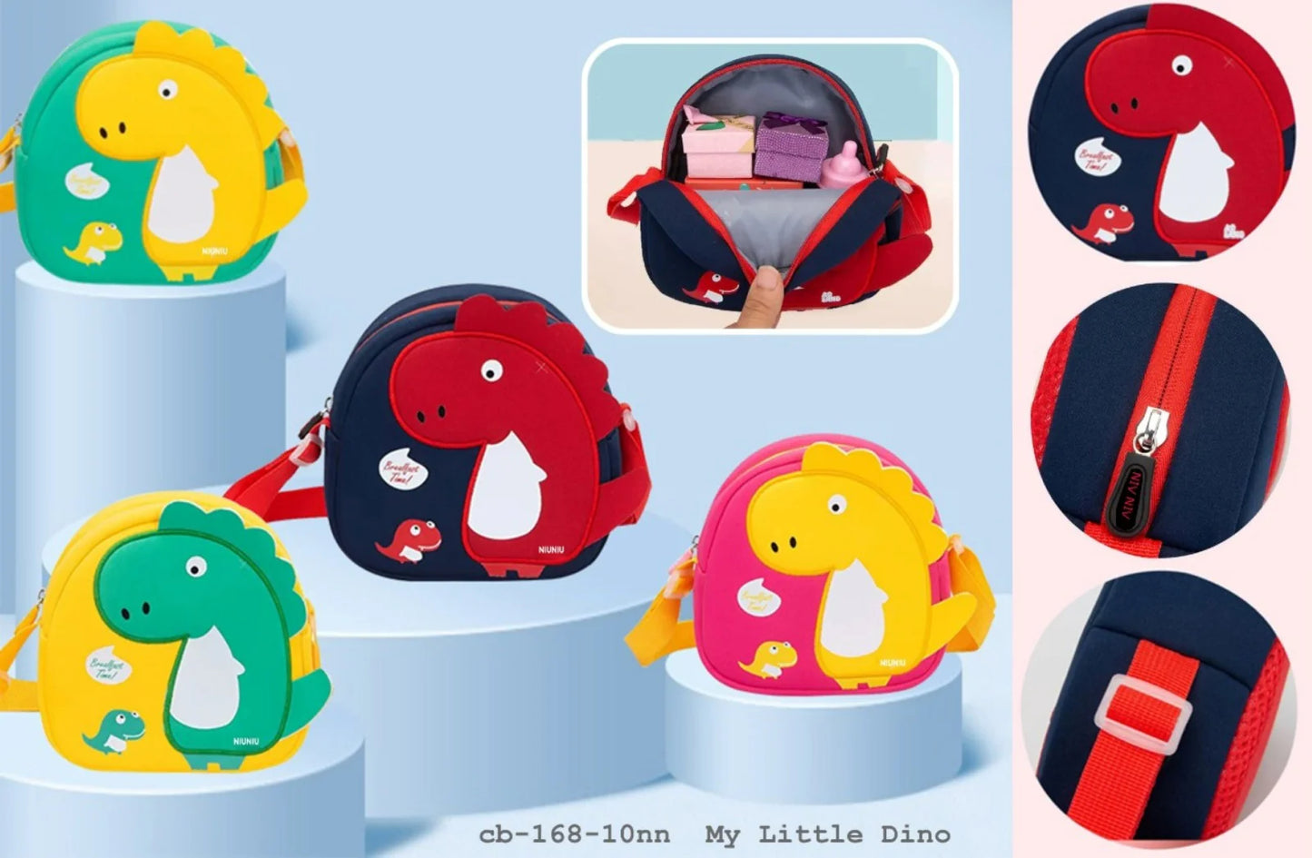 Cute Dino Crossbody Bag for Girls Boys