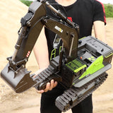 Huina 1593 RC Excavator 1/14 Scale – 2.4GHz Construction Truck with 360° Rotation & Metal