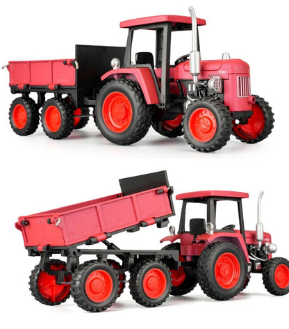 Tractor with Trailer 1:24 Diecast Scale Model
