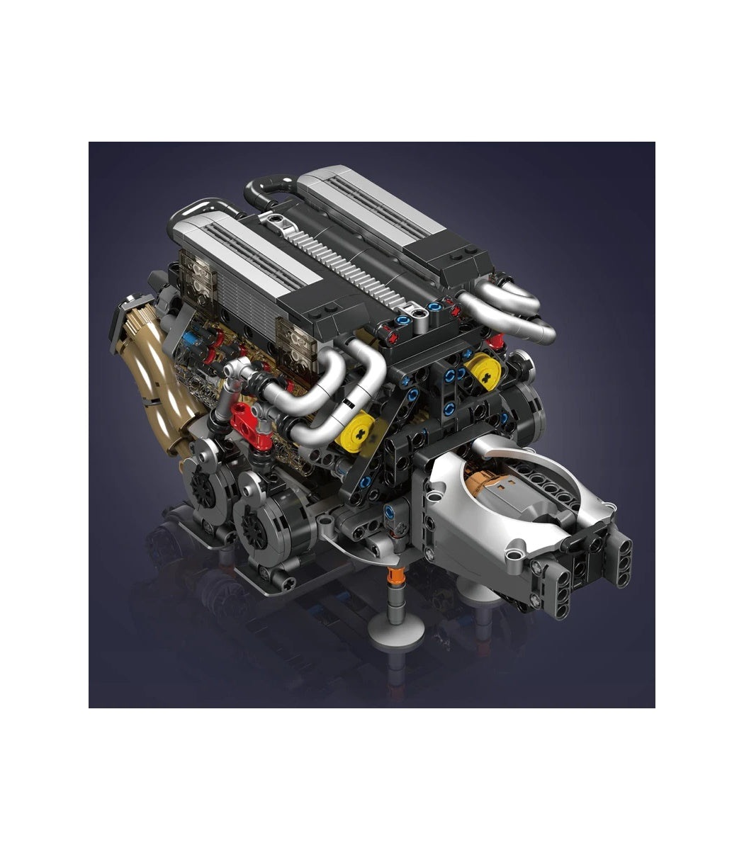 MOULD KING 10131 Motorized W16 Engine BGT Supercar Building Set
