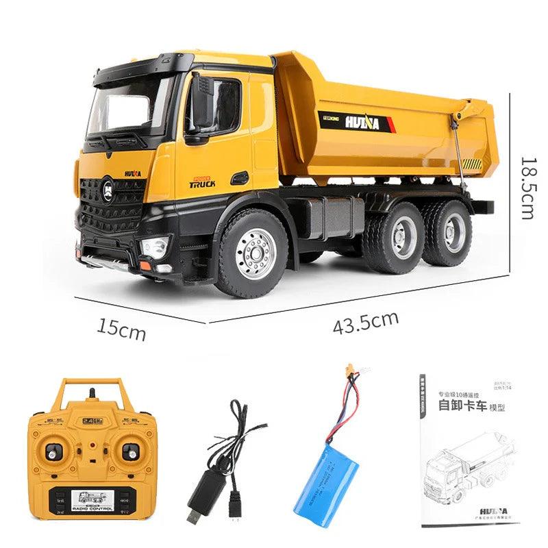 Huina 1582 1:14 Metal Heavy Duty Dump Truck