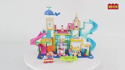 Girls Water Park Building Blocks Set