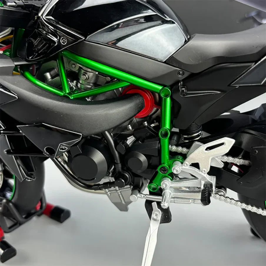 Kawasaki Ninja H2R Smoke 1:6 Diecast Alloy Model Bike