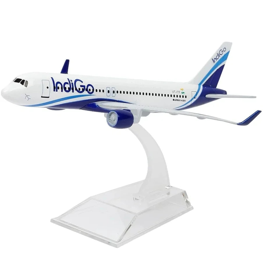IndiGo Airline 16CM 1:400 Diecast Scale Model