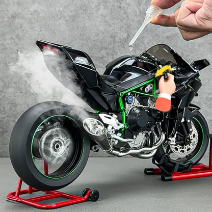Kawasaki Ninja H2R Smoke 1:6 Diecast Alloy Model Bike