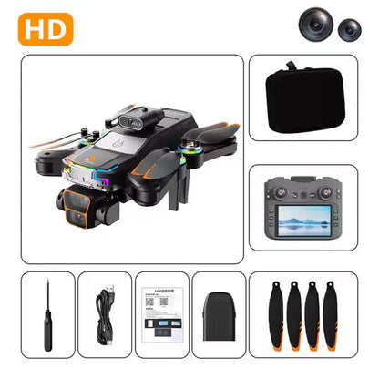 JS39P Intelligent Full HD Triple Camera Drone With Digital Display